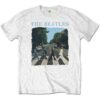 The Beatles Abbey Road t-skjorte barn hvit BEATTEEP46BW Rock Off RiffRaff.no