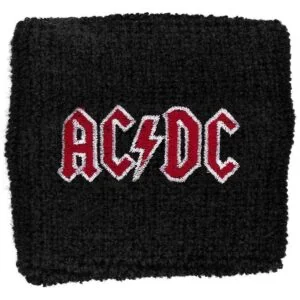 AC/DC svettebånd med rød brodert logo Wb040 Rock Off RiffRaff.no