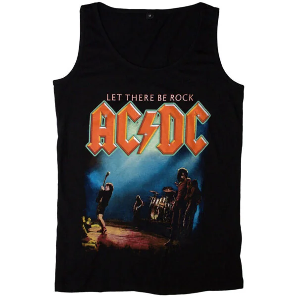 AC/DC Let There Be Rock damesinglet LTD Rock Off ACDCTANK145LB RiffRaff.no