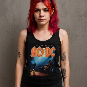 AC/DC Let There Be Rock damesinglet LTD Rock Off ACDCTANK145LB RiffRaff.no