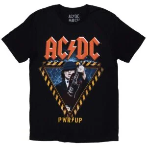AC/DC Angus Triangle Ex EU Tour 2024 t-skjorte Rock Off ACDCTS131MB RiffRaff.no