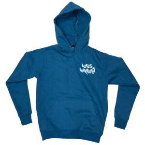 Luxus Leverpostei hettegenser merch blå Luxus Leverpostei hettegenser merch blå RiffRaff.no