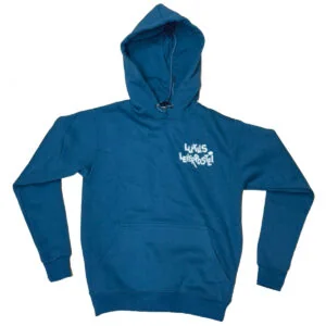 Luxus Leverpostei hettegenser merch blå Luxus Leverpostei hettegenser merch blå RiffRaff.no