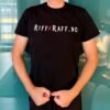 Riff Raff t-skjorte med klassisk lynlogo RiffRaffLynLogoBLK