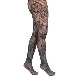 Pamela Mann Blossom nettingstrømpebukse RiffRaff.no BlossomNetTights
